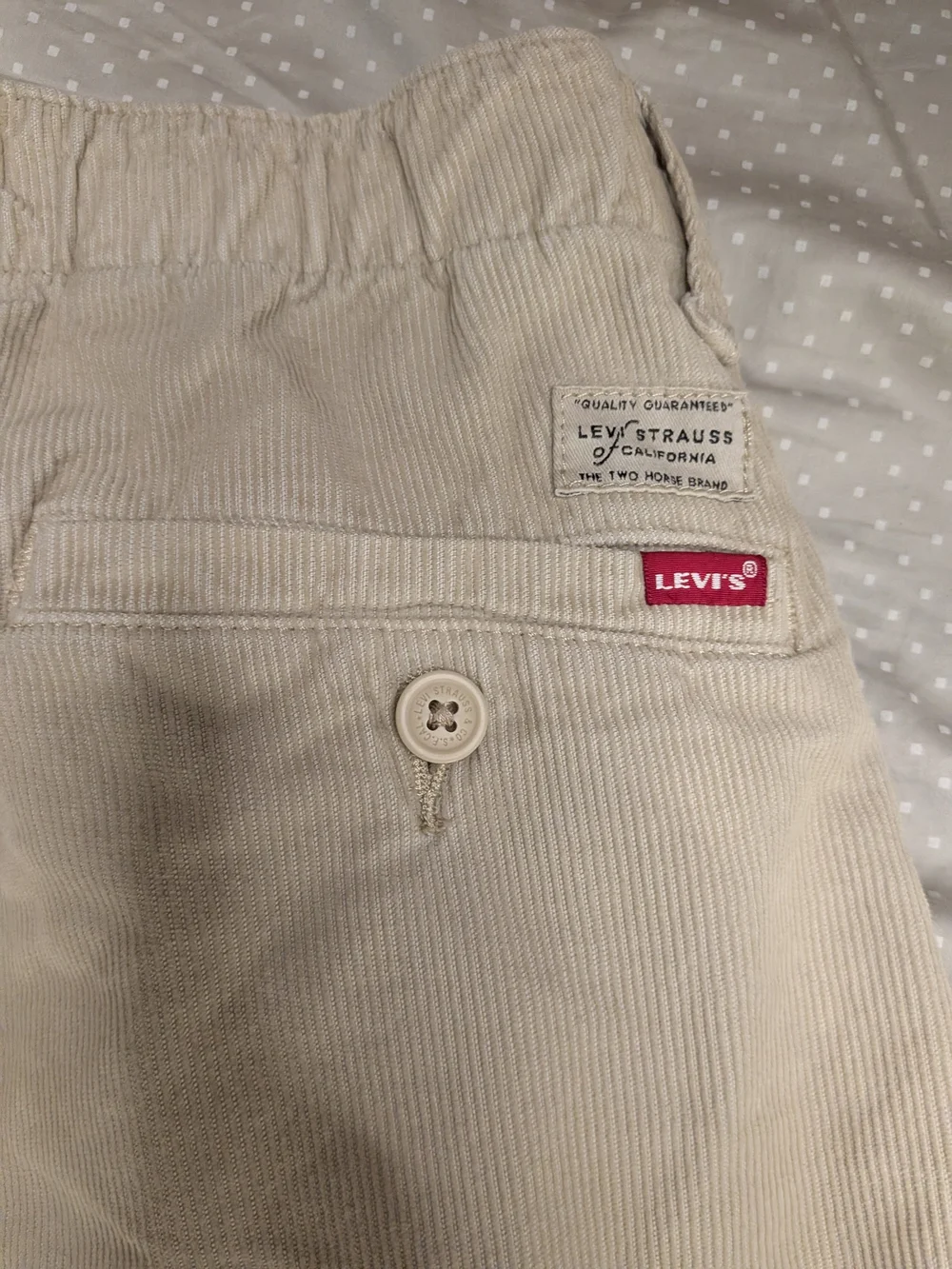 Levi's Men's Khaki Corduroy Shorts
